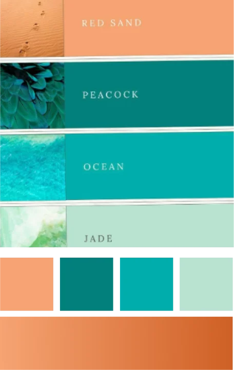 Ocean-Inspired Accent Colors