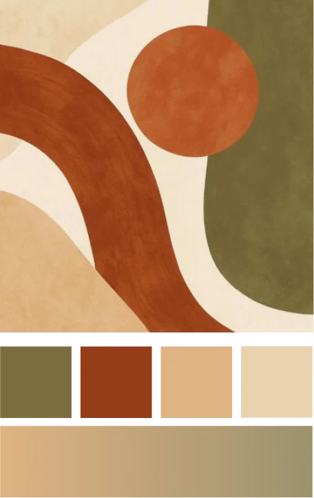 Earthy Retro Accents